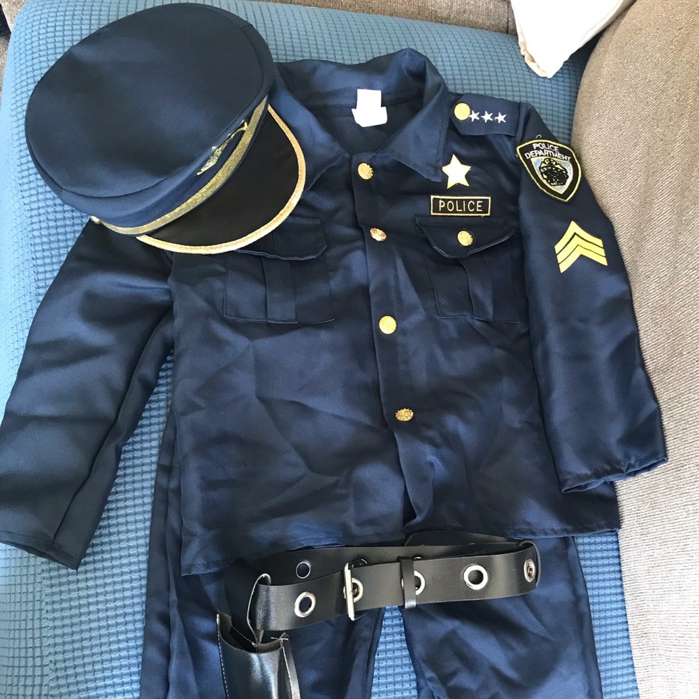 Policeman Halloween Costume Kids size Small